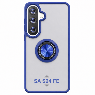 Funda con Anillo Integrado para Samsung S24 FE - Azul