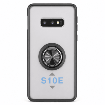 Funda con Anillo Integrado para Samsung S10 E - Negro