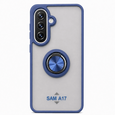 Funda con Anillo Integrado para Samsung A17 - Azul