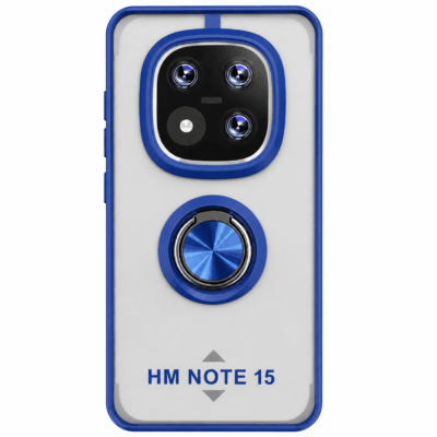 Funda con Anillo Integrado para Xiaomi Redmi Note 15 - Azul