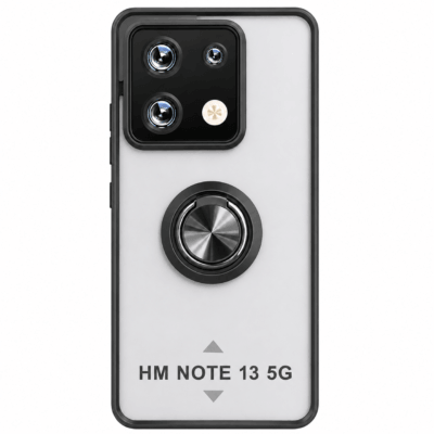 Funda con Anillo Integrado para Xiaomi Redmi Note 13 5G - Negro