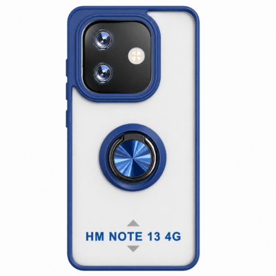 Funda con Anillo Integrado para Xiaomi Redmi Note 13 4G - Azul