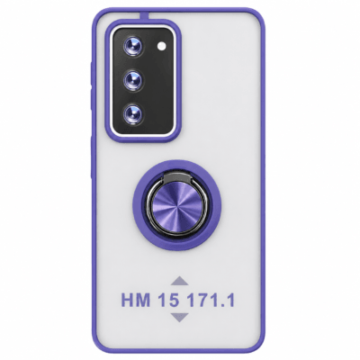 Funda con Anillo Integrado para Xiaomi Redmi 15 - Azul
