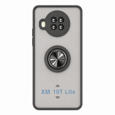 Funda con Anillo Integrado para Xiaomi MI 10T LITE - Negro