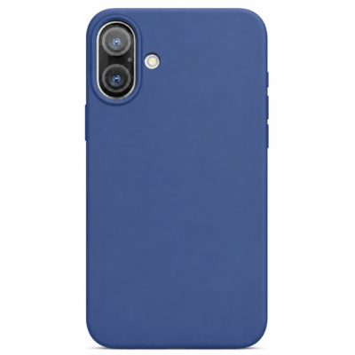 Funda de Silicona con Protección de Cámara – Antigolpes y Tacto Suave para IPHONE 16 Plus - Azul
