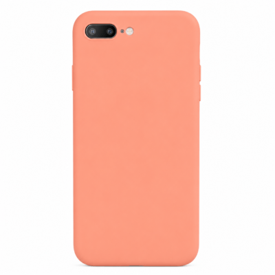 Funda de Silicona con Protección de Cámara – Antigolpes y Tacto Suave para IPHONE 7 Plus - Rosa