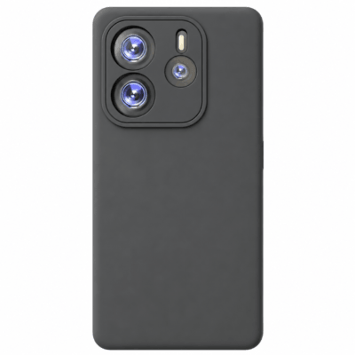 Funda de Silicona con Protección de Cámara – Antigolpes y Tacto Suave para Xiaomi Redmi Note 14 4G - Negro