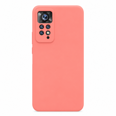 Funda de Silicona con Protección de Cámara – Antigolpes y Tacto Suave para Xiaomi Redmi Note 11 - Rosa