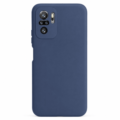 Funda de Silicona con Protección de Cámara – Antigolpes y Tacto Suave para Xiaomi Redmi Note 10 5G - Azul