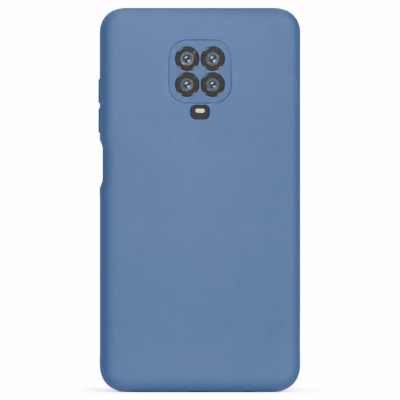 Funda de Silicona con Protección de Cámara – Antigolpes y Tacto Suave para Xiaomi Redmi Note 9 Pro - Azul