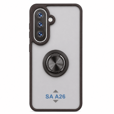Funda con Anillo Integrado para Samsung A26 - Negro