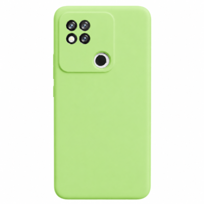 Funda de Silicona con Protección de Cámara – Antigolpes y Tacto Suave para Xiaomi Redmi 9C - Verde