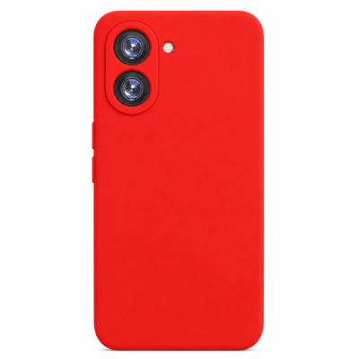 Funda de Silicona con Protección de Cámara – Antigolpes y Tacto Suave para Xiaomi Redmi A5 - Rojo
