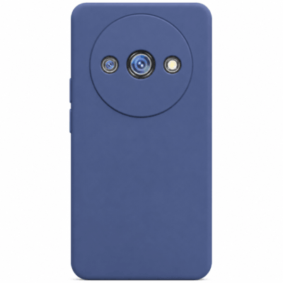 Funda de Silicona con Protección de Cámara – Antigolpes y Tacto Suave para Xiaomi Redmi A3 - Azul