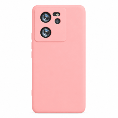 Funda de Silicona con Protección de Cámara – Antigolpes y Tacto Suave para Xiaomi Mi 13T - Rosa
