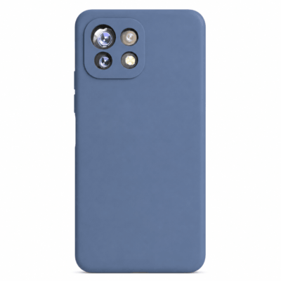 Funda de Silicona con Protección de Cámara – Antigolpes y Tacto Suave para Xiaomi Mi 11 Lite - Azul