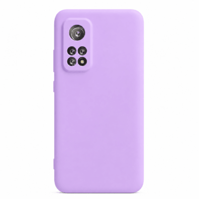 Funda de Silicona con Protección de Cámara – Antigolpes y Tacto Suave para Xiaomi Mi 10T - Morado