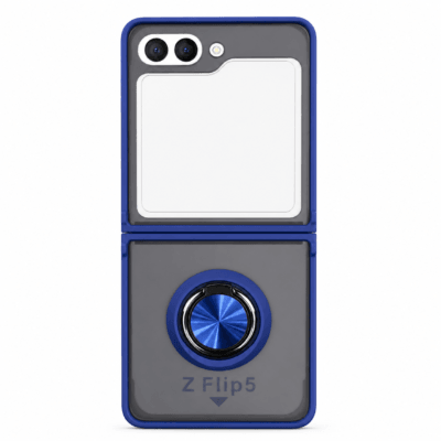 Funda con Anillo Integrado para Samsung Z FLIP 5 - Azul
