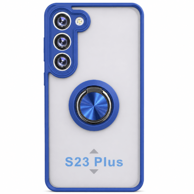 Funda con Anillo Integrado para Samsung S23 PLUS - Azul