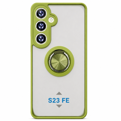 Funda con Anillo Integrado para Samsung S23 FE - Verde