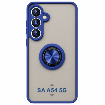 Funda con Anillo Integrado para Samsung A54 - Azul