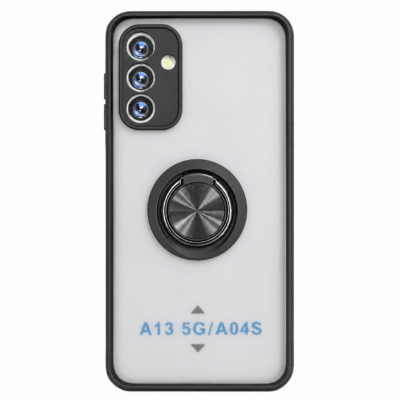 Funda con Anillo Integrado para Samsung A13 - Negro