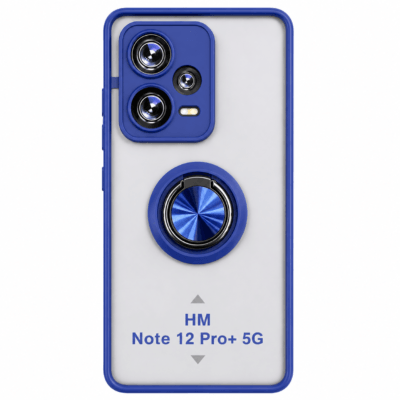 Funda con Anillo Integrado para Xiaomi Redmi Note 12 PRO 5G - Azul