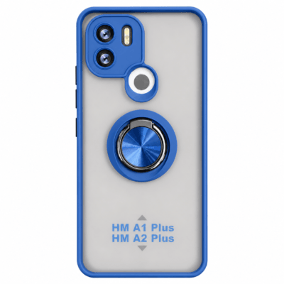 Funda con Anillo Integrado para Xiaomi Redmi A1 PLUS - Azul
