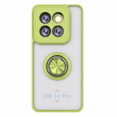 Funda con Anillo Integrado para Xiaomi MI 14T PRO - Verde