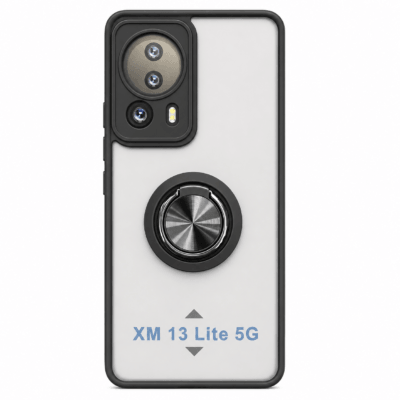 Funda con Anillo Integrado para Xiaomi MI 13 LITE - Negro