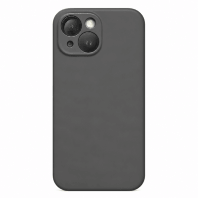 Funda de Silicona con Protección de Cámara – Antigolpes y Tacto Suave para IPHONE 13 Mini - Negro