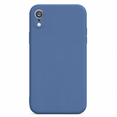 Funda de Silicona con Protección de Cámara – Antigolpes y Tacto Suave para IPHONE XR - Azul