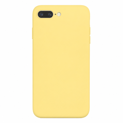 Funda de Silicona con Protección de Cámara – Antigolpes y Tacto Suave para IPHONE 7 Plus - Amarillo
