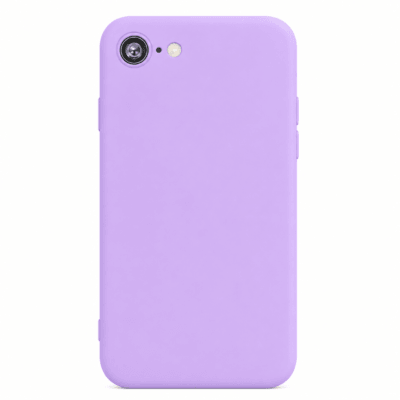 Funda de Silicona con Protección de Cámara – Antigolpes y Tacto Suave para IPHONE 8 - Morado