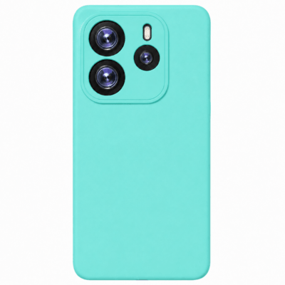 Funda de Silicona con Protección de Cámara – Antigolpes y Tacto Suave para Xiaomi Redmi Note 14 4G - Turquesa