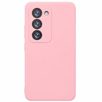 Funda de Silicona con Protección de Cámara – Antigolpes y Tacto Suave para Xiaomi Redmi 15 - Rosa