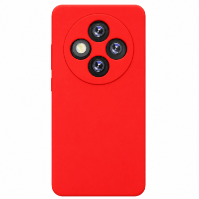Funda de Silicona con Protección de Cámara – Antigolpes y Tacto Suave para Xiaomi Redmi 14C - Rojo