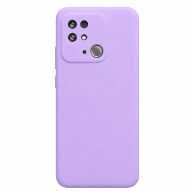 Funda de Silicona con Protección de Cámara – Antigolpes y Tacto Suave para Xiaomi Redmi 10C - Morado