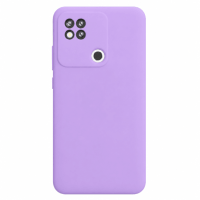 Funda de Silicona con Protección de Cámara – Antigolpes y Tacto Suave para Xiaomi Redmi 9C - Morado