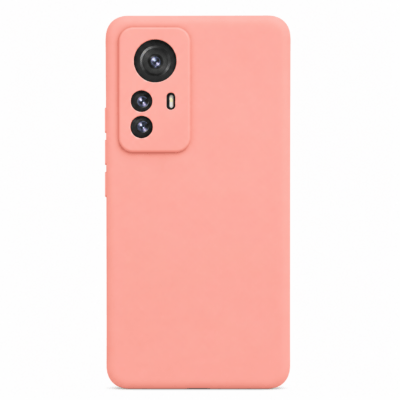 Funda de Silicona con Protección de Cámara – Antigolpes y Tacto Suave para Xiaomi Mi 12 Lite - Rosa