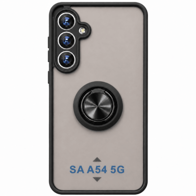Funda con Anillo Integrado para Samsung A54 - Negro