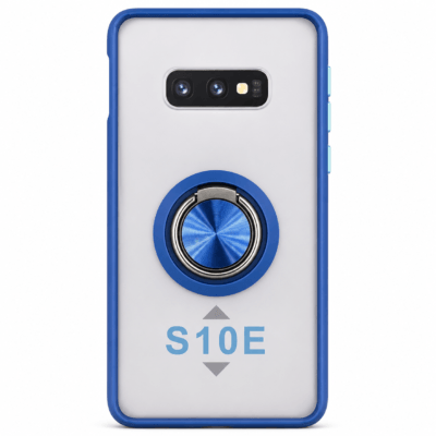 Funda con Anillo Integrado para Samsung S10 E - Azul