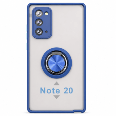Funda con Anillo Integrado para Samsung NOTE 20 - Azul