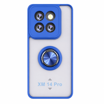 Funda con Anillo Integrado para Xiaomi MI 14T PRO - Azul