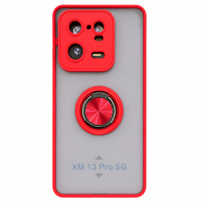 Funda con Anillo Integrado para Xiaomi MI 13 PRO - Rojo