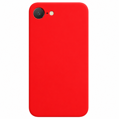 Funda de Silicona con Protección de Cámara – Antigolpes y Tacto Suave para IPHONE 17e - Rojo