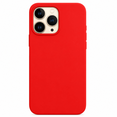 Funda de Silicona con Protección de Cámara – Antigolpes y Tacto Suave para IPHONE 16 Pro - Rojo