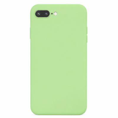 Funda de Silicona con Protección de Cámara – Antigolpes y Tacto Suave para IPHONE 7 Plus - Verde