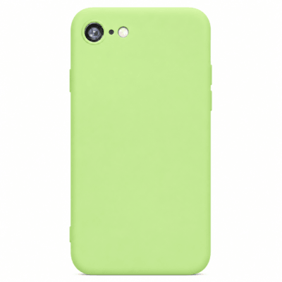 Funda de Silicona con Protección de Cámara – Antigolpes y Tacto Suave para IPHONE 8 - Verde