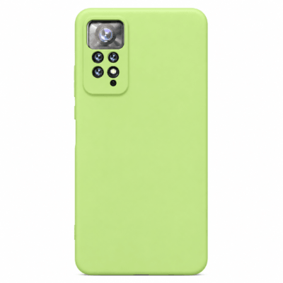 Funda de Silicona con Protección de Cámara – Antigolpes y Tacto Suave para Xiaomi Redmi Note 11 - Verde